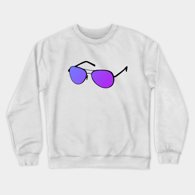 Sun Glasses Crewneck Sweatshirt by ElviaMontemayor